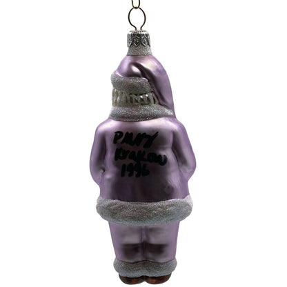 Patricia Breen A Snack for Rudolph Lavender Signed Carrots Christmas Ornament