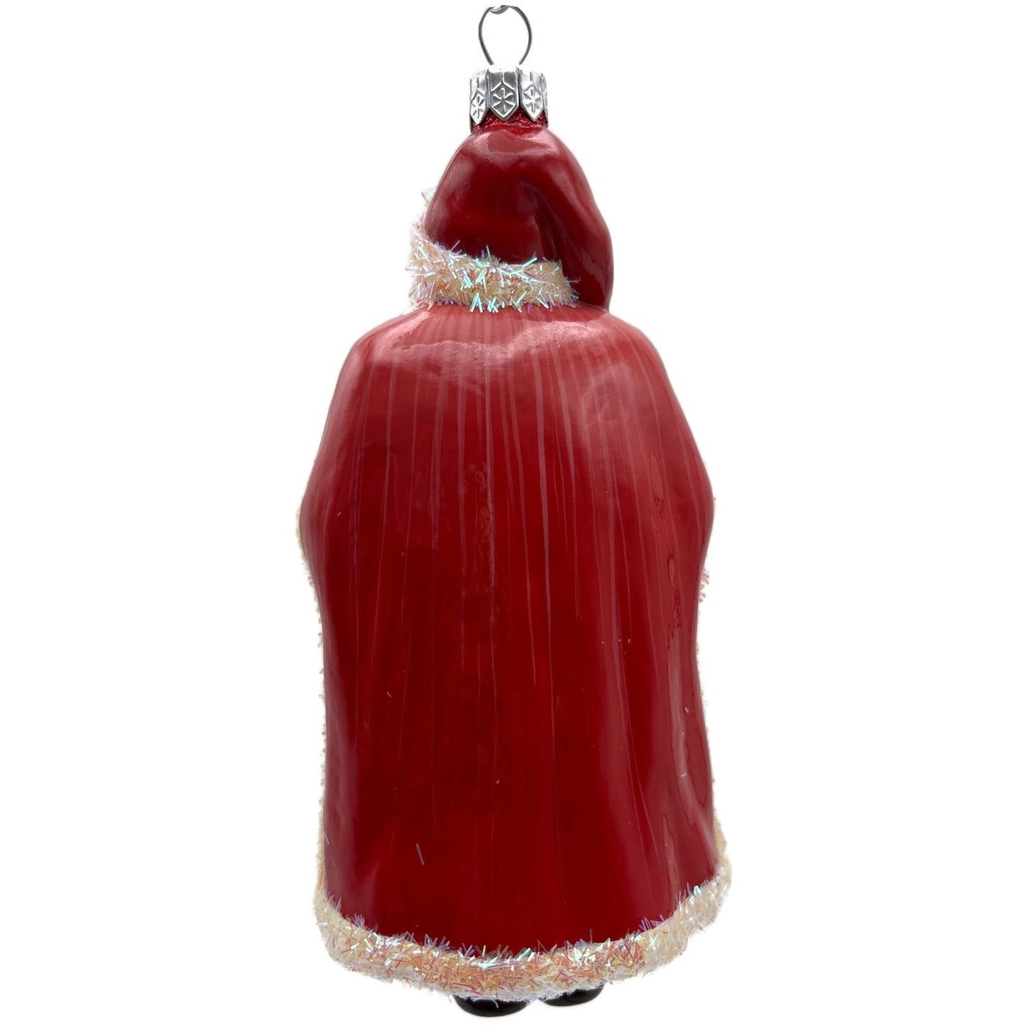 Patricia Breen Sandvika Santa Red Artistic Scene Christmas Tree Ornament AIC