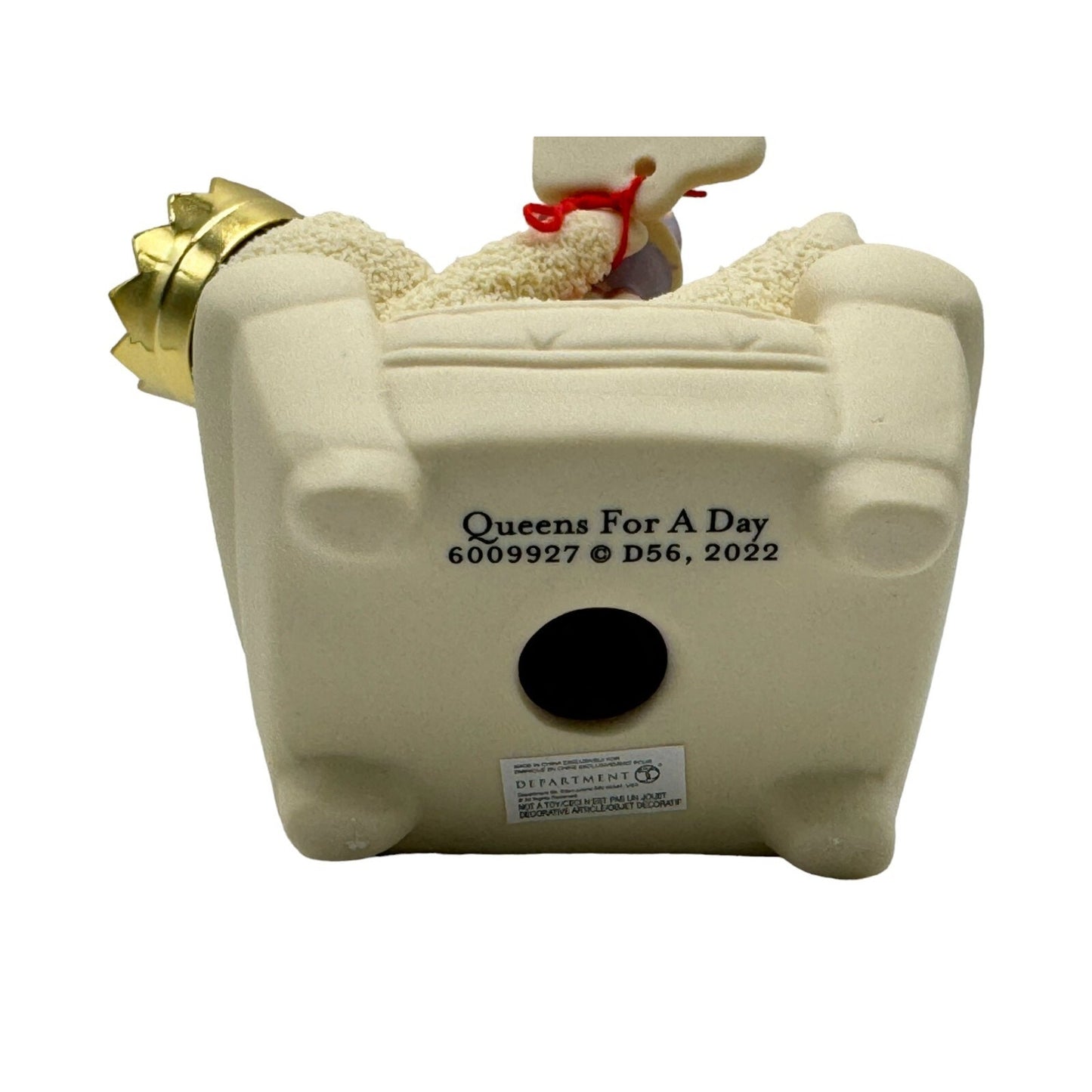 Department 56 Awesome Snowbabies Queens For A Day Christmas Ornament 6009927