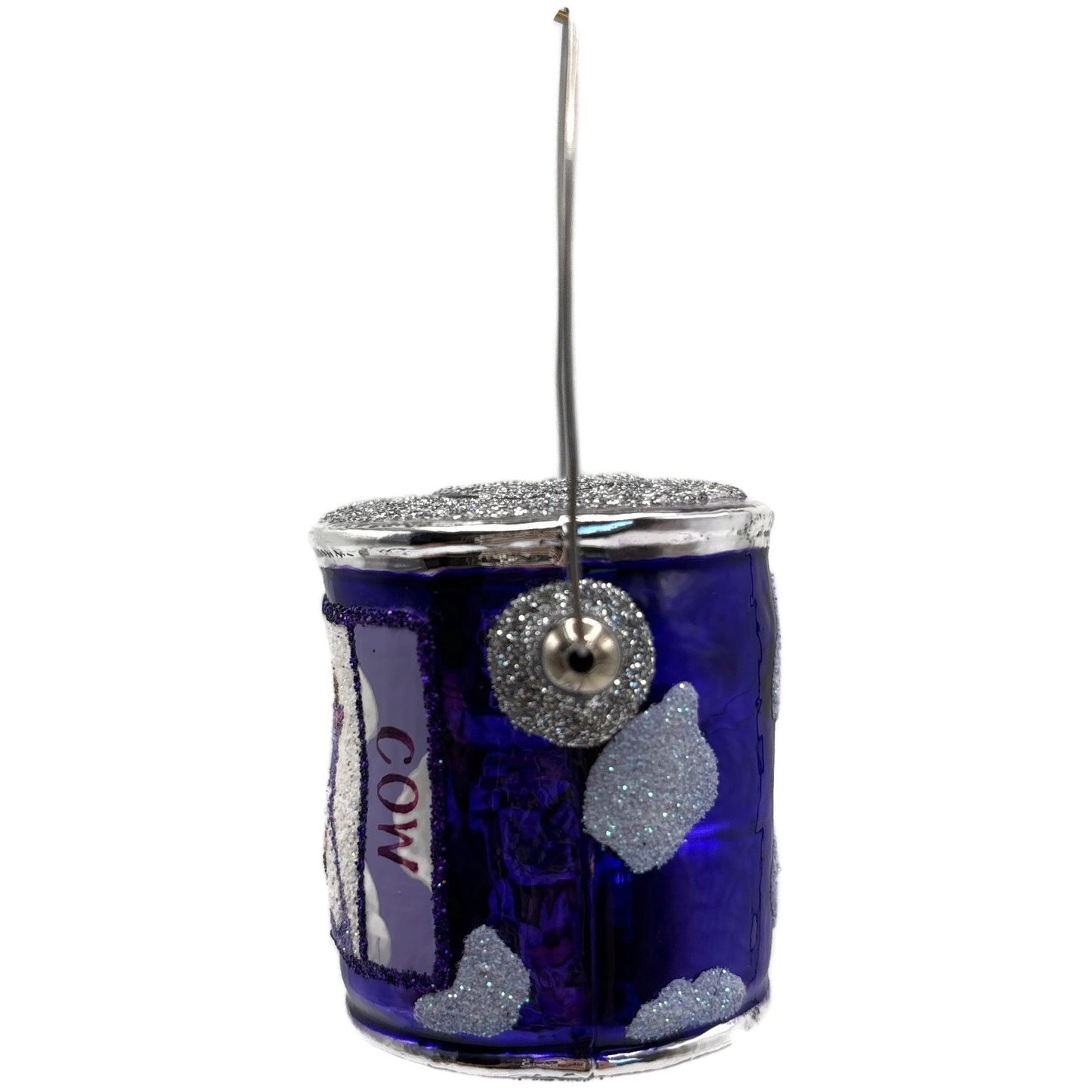 Patricia Breen Colourful Quarts Purple Cow Art Christmas Tree Ornament CATZ