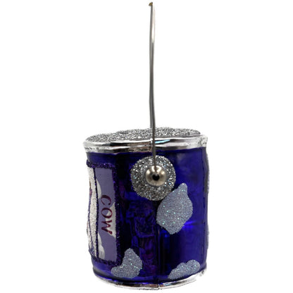 Patricia Breen Colourful Quarts Purple Cow Art Christmas Tree Ornament CATZ