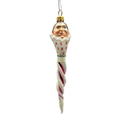 Christopher Radko Jack Frost Jr Red Snow Twist Christmas Tree Ornament 98-265-0