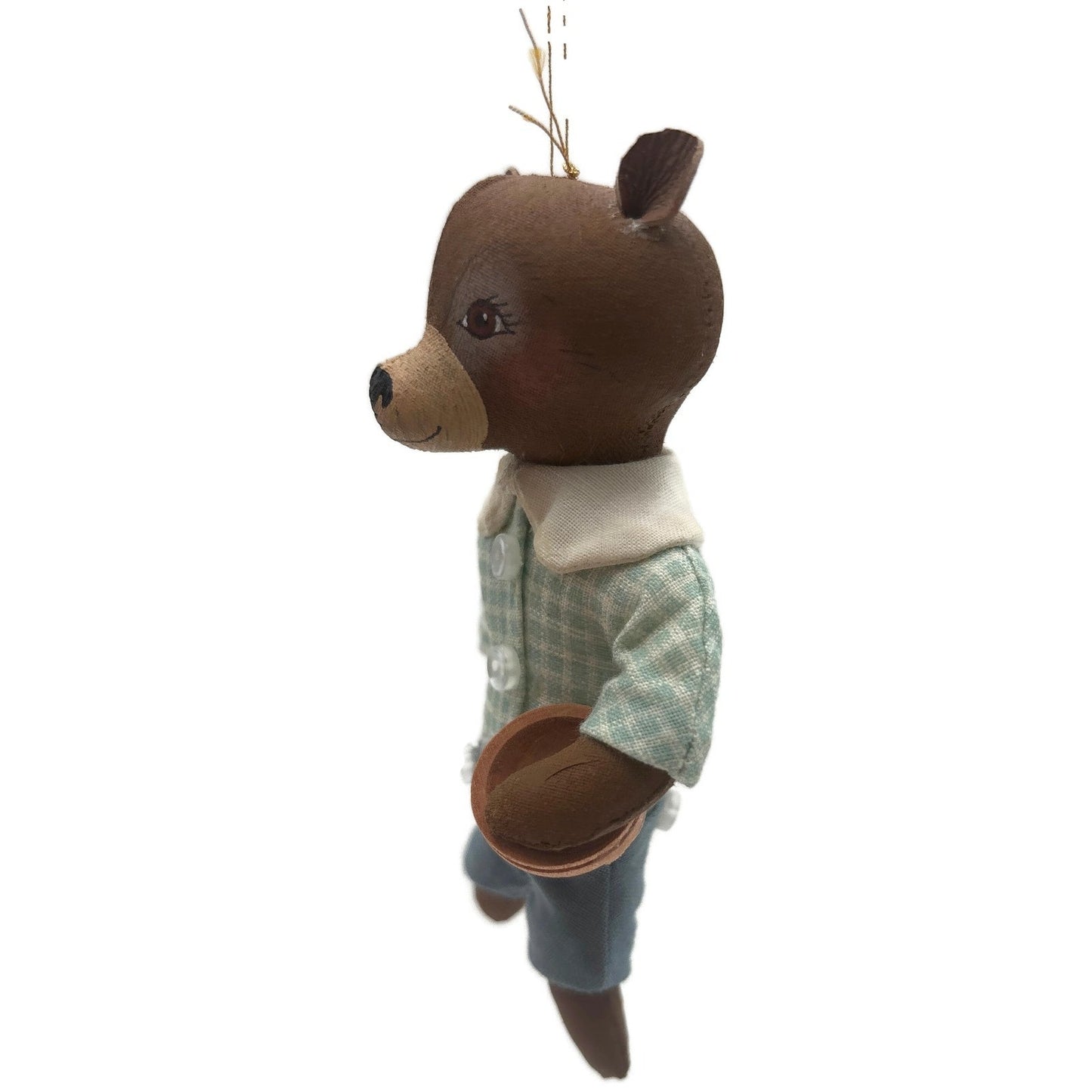 Gladys Boalt Baby Bear Goldilocks and The Three Bears Christmas Ornament Signed