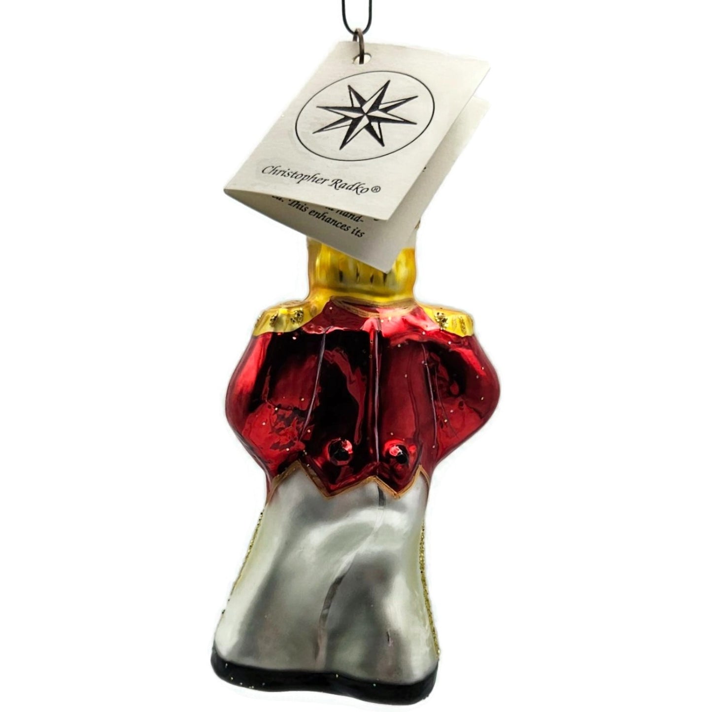 Christopher Radko Toy Soldier Red Uniform Marching Band Christmas Tree Ornament