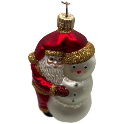 Patricia Breen Friends Snowman Santa Claus Snowflakes Christmas Tree Ornament