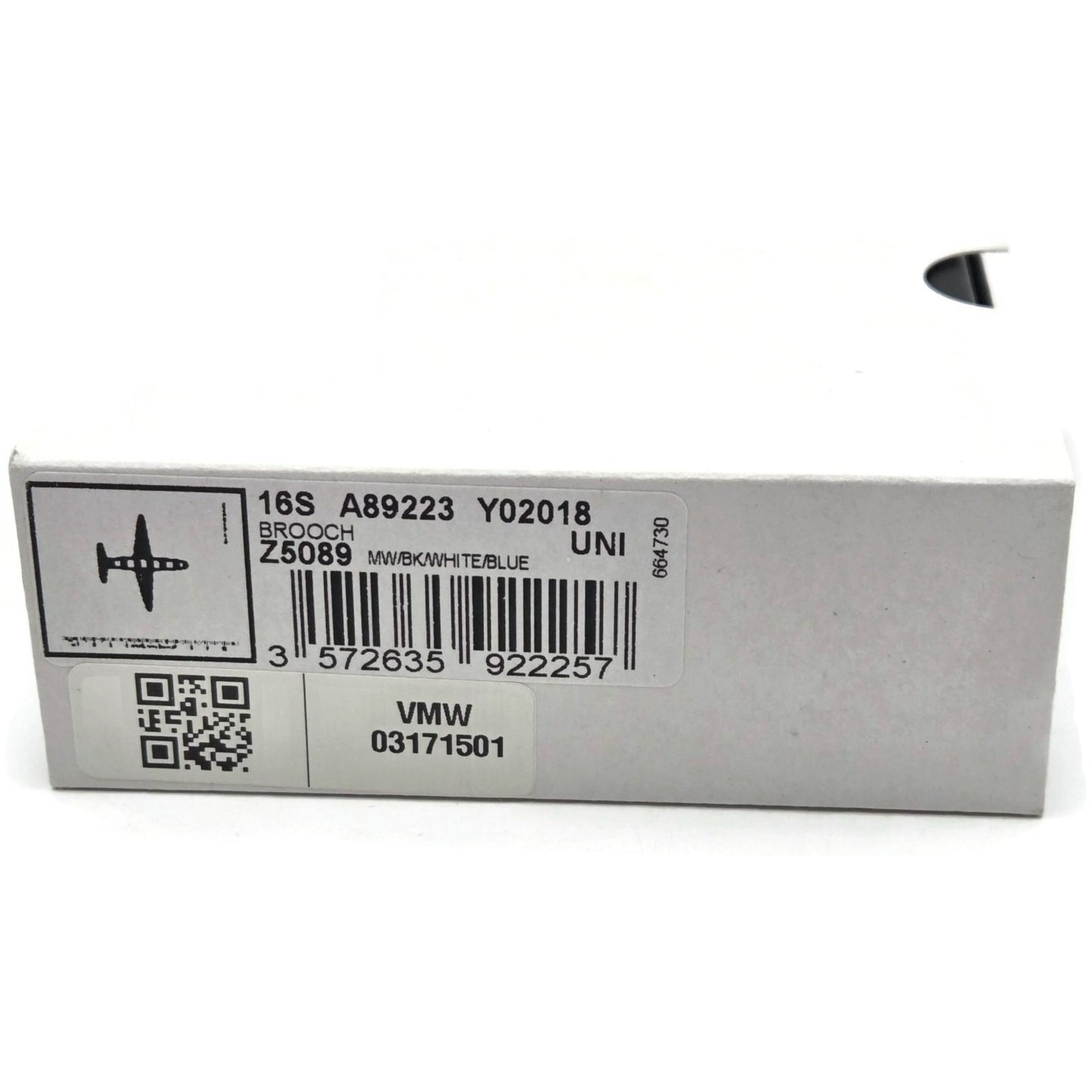 Chanel CC Logo Ski Brooch Black White Gold Snowflake Star Trees 2018 18B Rare