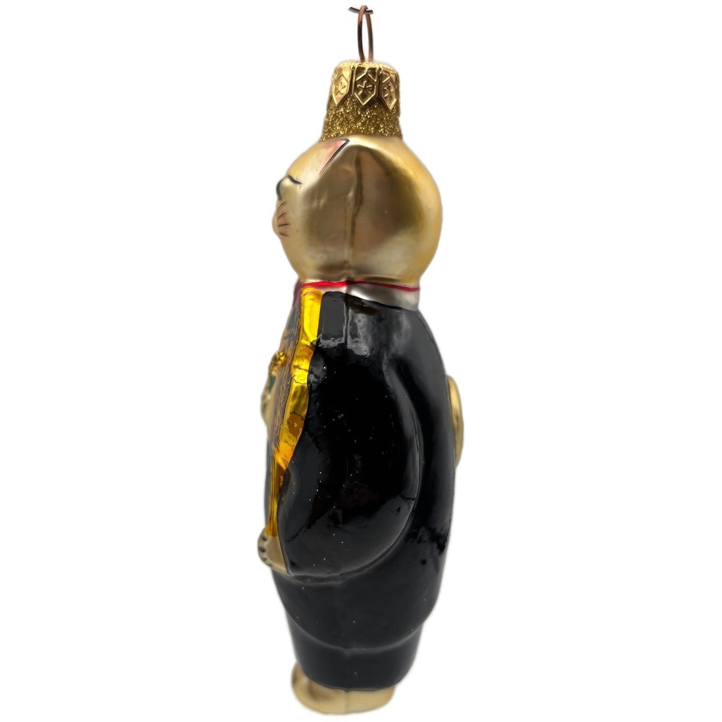 Patricia Breen Fiddling Cat Black Pants Hey Diddle Diddle Christmas Ornament