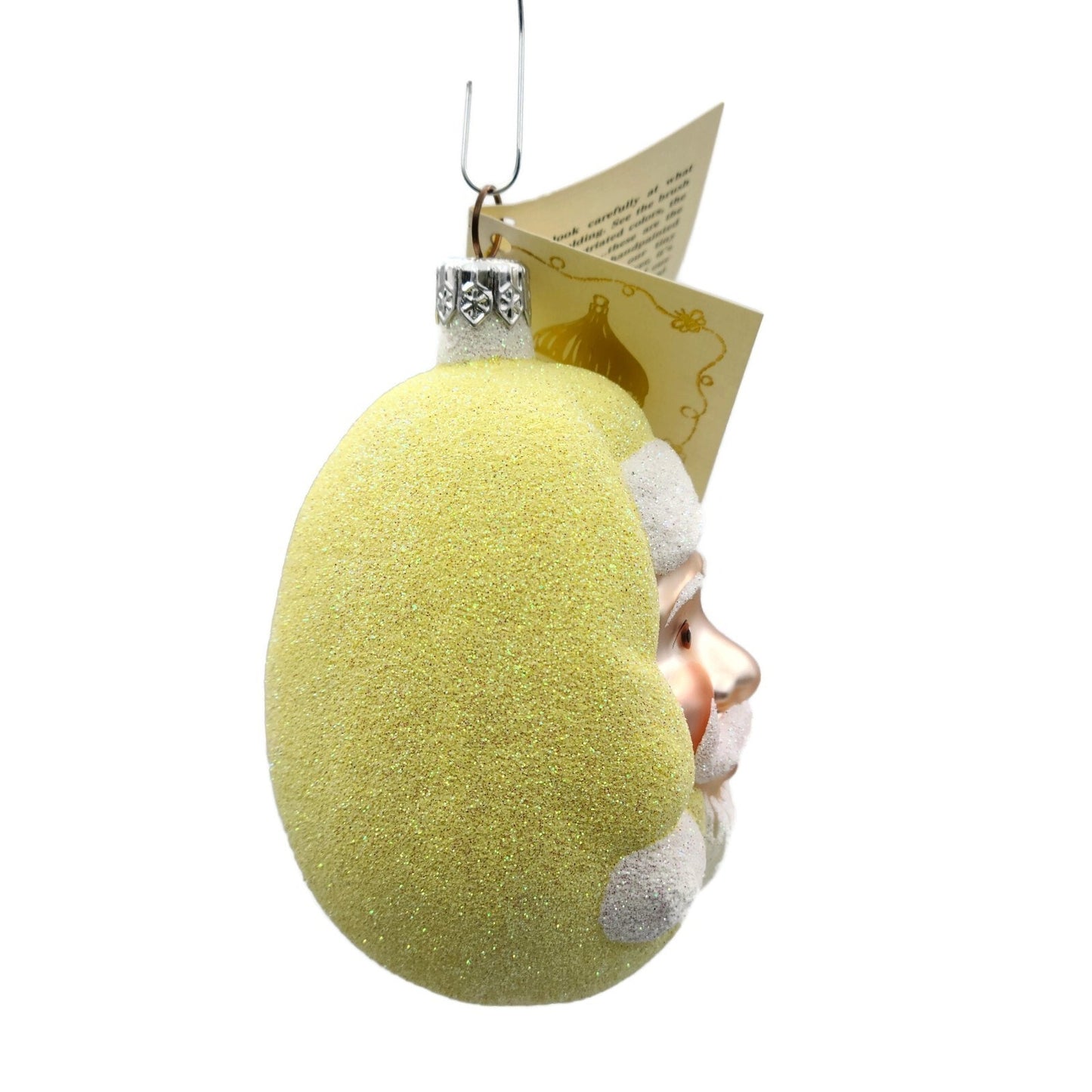 Patricia Breen Jelly Bean Santa Claus Yellow Easter Christmas Tree Ornament