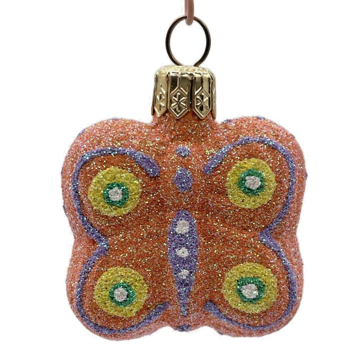 Patricia Breen Butterfly Peach Insect Bug Spring Holiday Christmas Tree Ornament