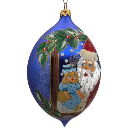 Christopher Radko Been A Good Girl Hand Painted Glass Christmas Ornament 973180