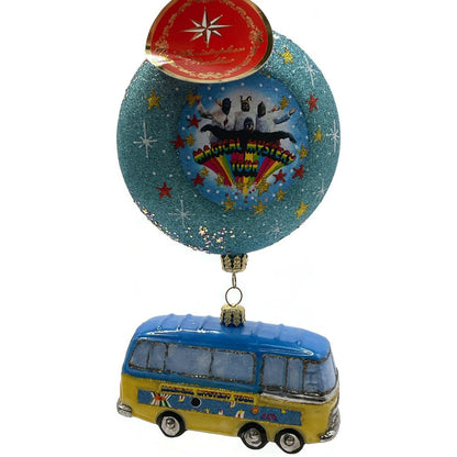 Christopher Radko Bus A Tour to the Top The Charts Beatles Christmas Ornament