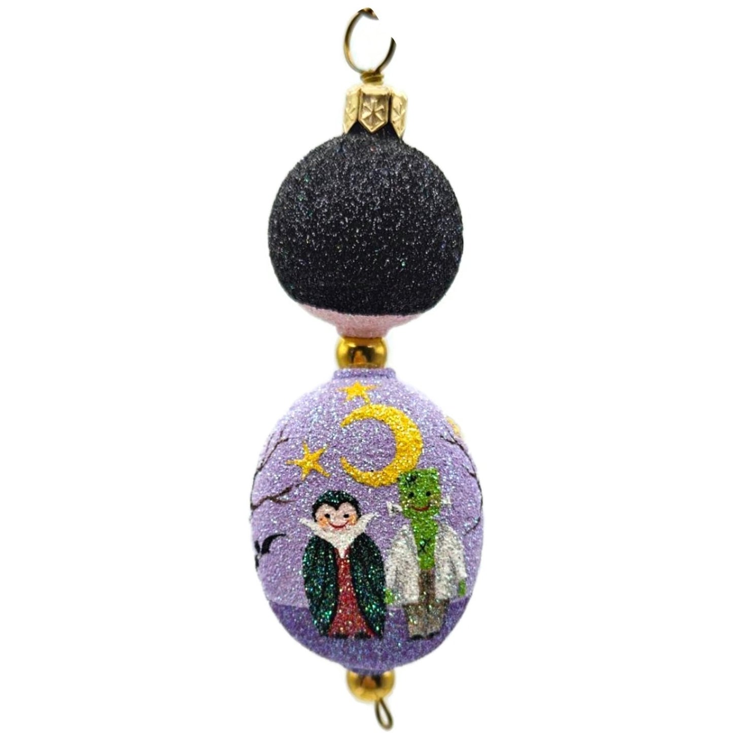 Patricia Breen Kinley Kinetics II The Count Moon Purple Halloween Ornament CATZ