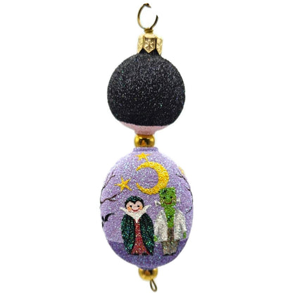 Patricia Breen Kinley Kinetics II The Count Moon Purple Halloween Ornament CATZ