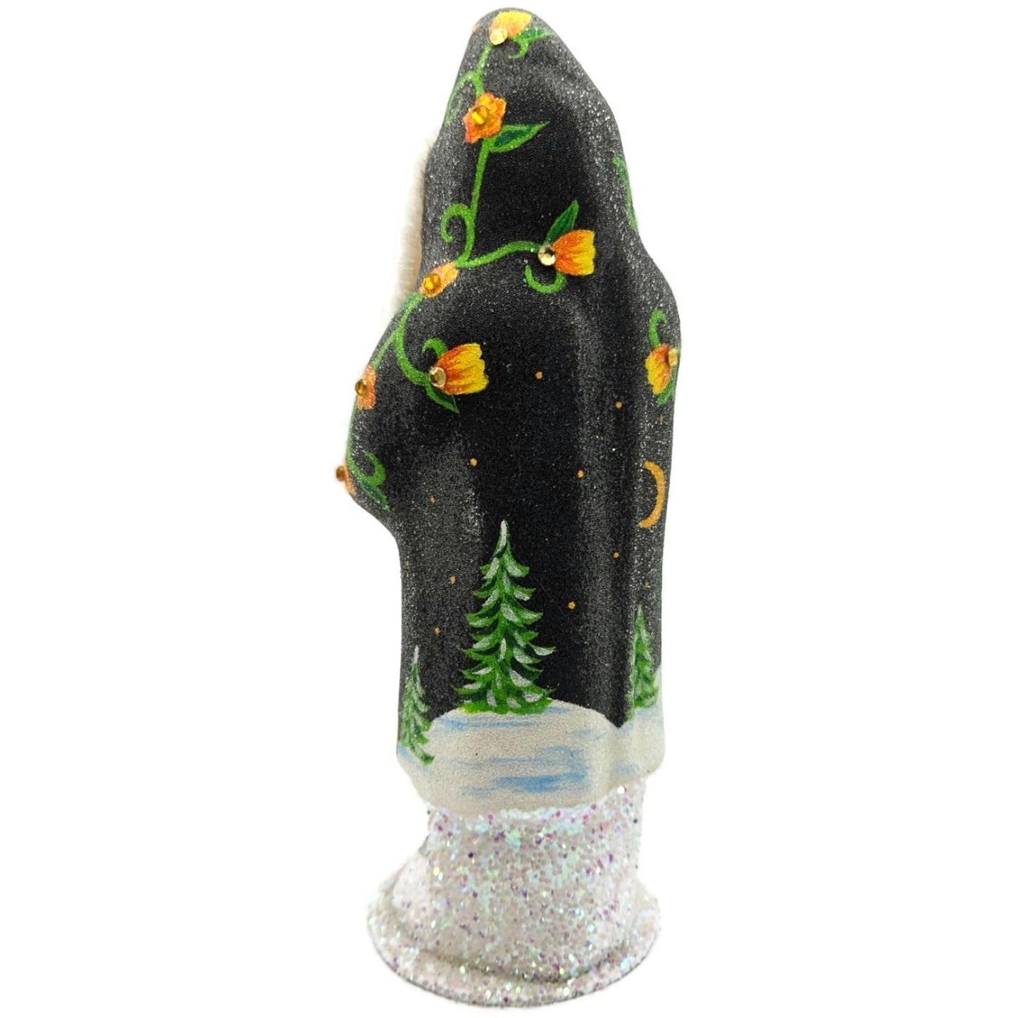 Ino Schaller Russian Fable Orange Black Paper Mache Candy Container Limited CATZ