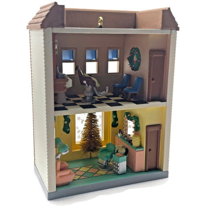 Hallmark Barber Beauty Nostalgic Shops 2004 Christmas Keepsake Ornament House