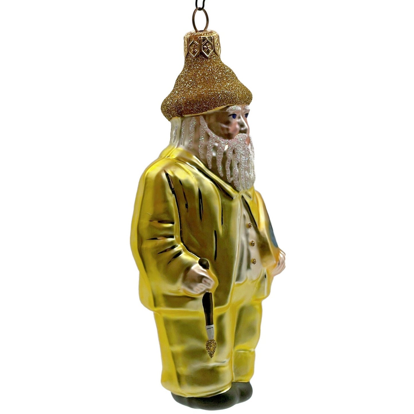 Patricia Breen M Claude Monet Yellow Artist Palette Christmas Tree Ornament AIC