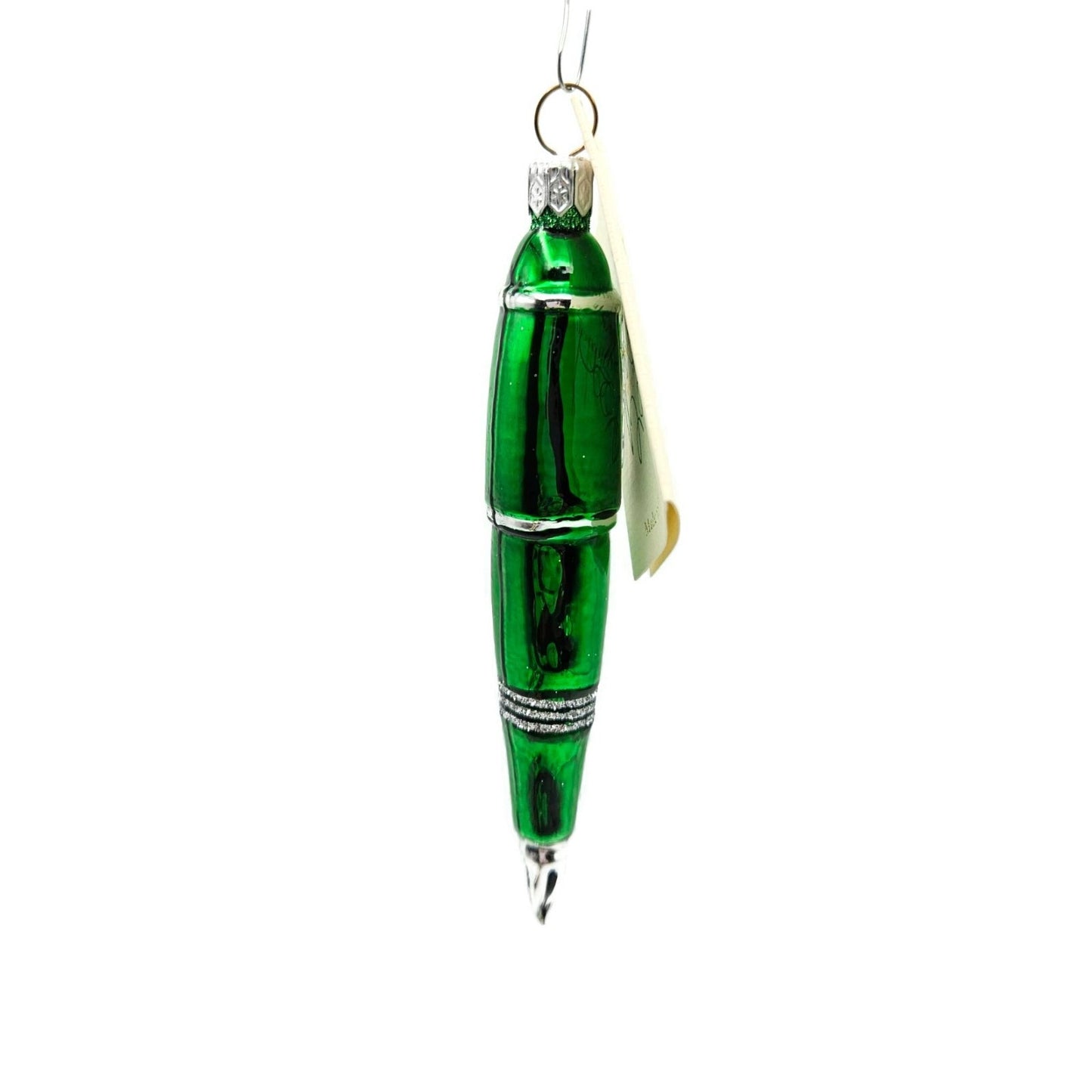 Patricia Breen Green Ink Pen Christmas Holiday Complimentary Ornament CATZ