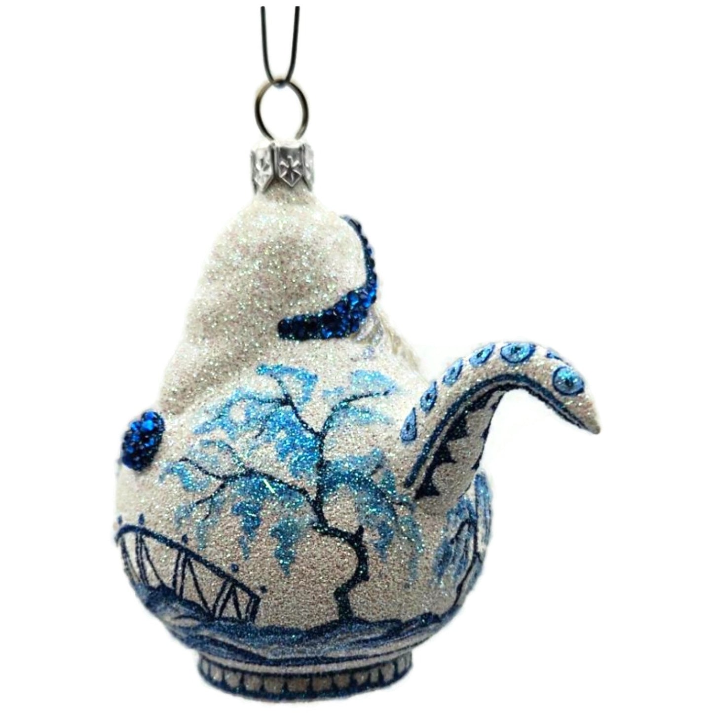 Patricia Breen And Cream Too Blue Willow Spring Christmas Tree Ornament CATZ
