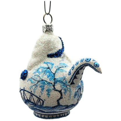 Patricia Breen And Cream Too Blue Willow Spring Christmas Tree Ornament CATZ