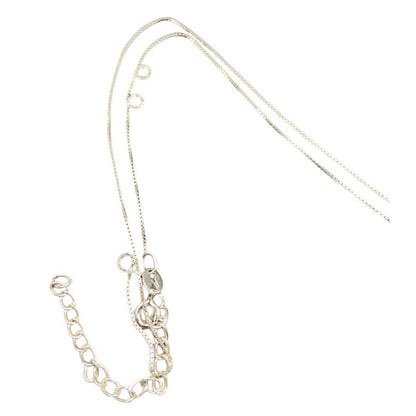 Red Mahaleo Ruby Rhodium Cross Pendant 925 Sterling Box Chain Necklace