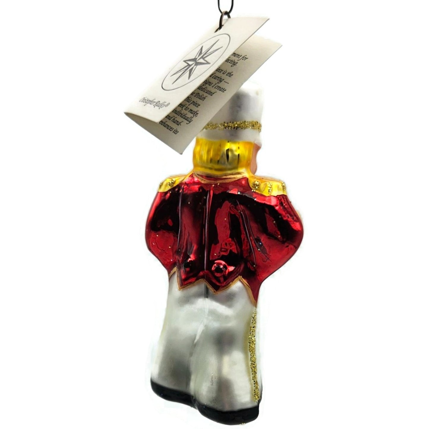 Christopher Radko Toy Soldier Red Uniform Marching Band Christmas Tree Ornament