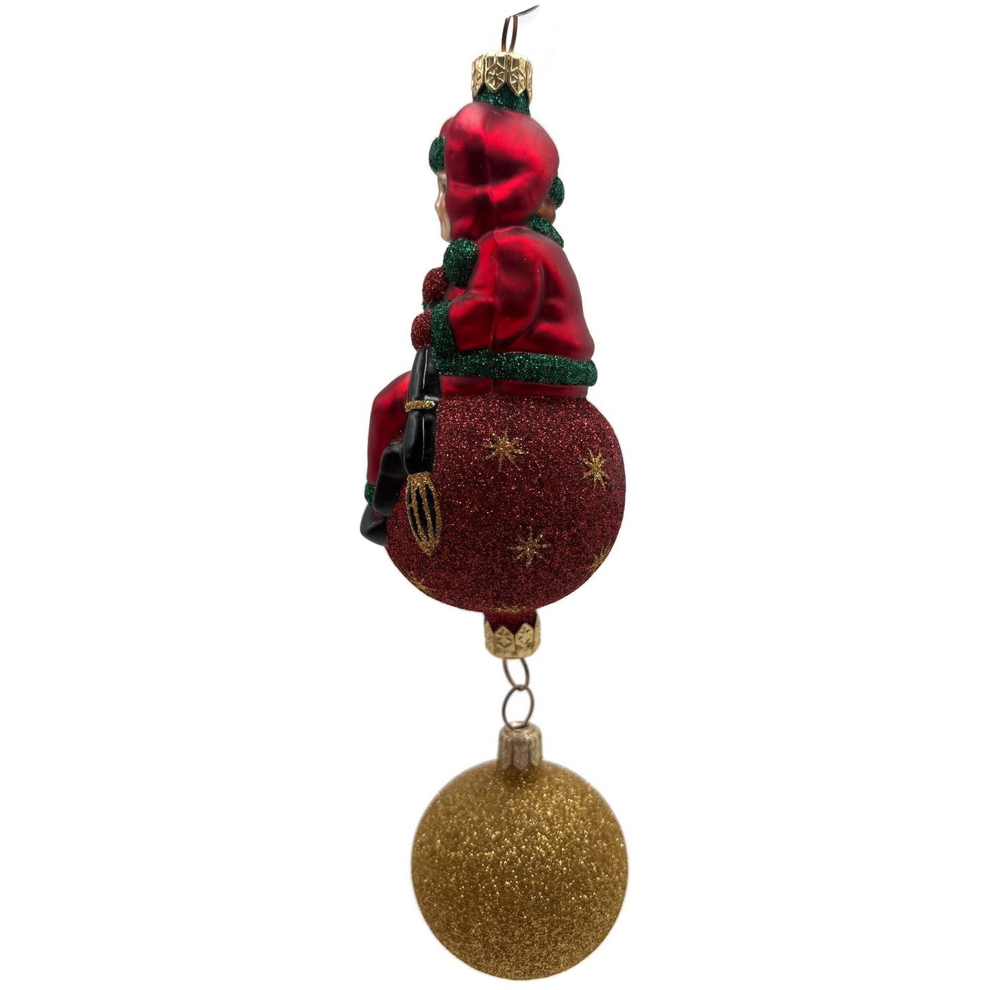 Patricia Breen Jingles The Elf Red Suit Ball Stars Christmas Ornament 9900HCB