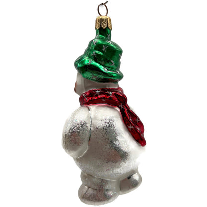 Christopher Radko Frosty Weather Snowman Christmas Tree Ornament 96-SP-14