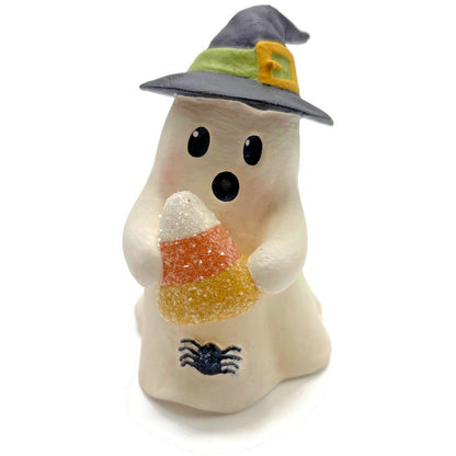 Bethany Lowe Gavin Ghost Candy Corn Witch Hat Spider Halloween Figure Decor New