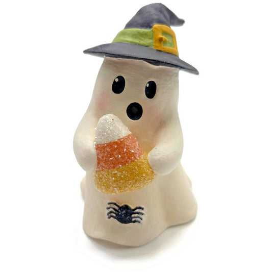 Bethany Lowe Gavin Ghost Candy Corn Witch Hat Spider Halloween Figure Decor New