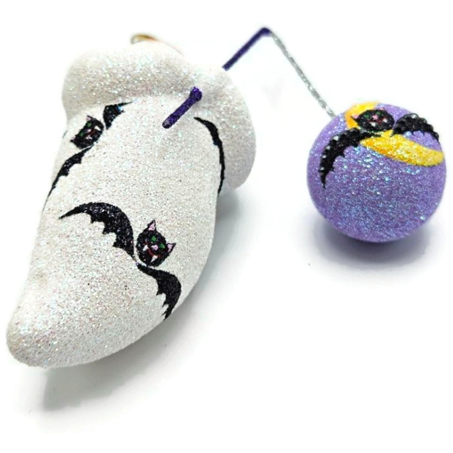 Patricia Breen Halloween Phantom Catch Ghost Lavender Ball Christmas Ornament
