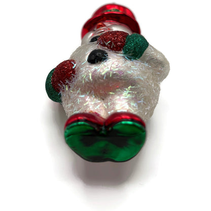 Christopher Radko Chappy O'Snow Little Gem Christmas Snowman Ornament 1014611