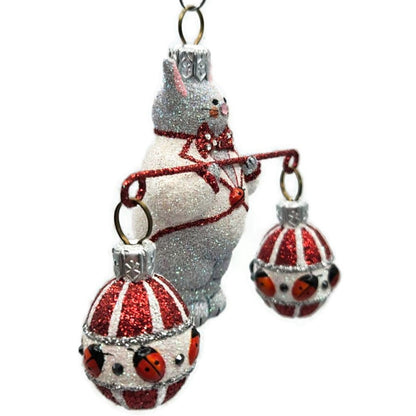 Patricia Breen Bunny Balance Ladybugs Mini Eggs Easter Christmas Tree Ornament