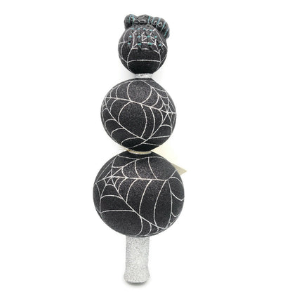 Patricia Breen Web Master Black Spider Web Finial Halloween Holiday Tree Topper