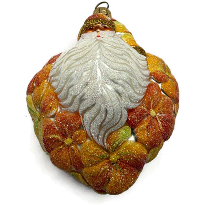 Patricia Breen Heart For Henry Nasturtium Orange Flower Santa Spring Ornament