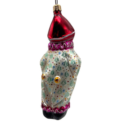 Christopher Radko Sweethearts Boy Clown Christmas Tree Ornament 95-099-1