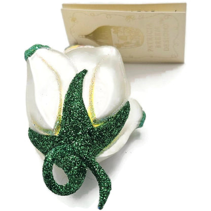 Patricia Breen Bluebell Yellow Santa Pearl Flower Spring Christmas Tree Ornament