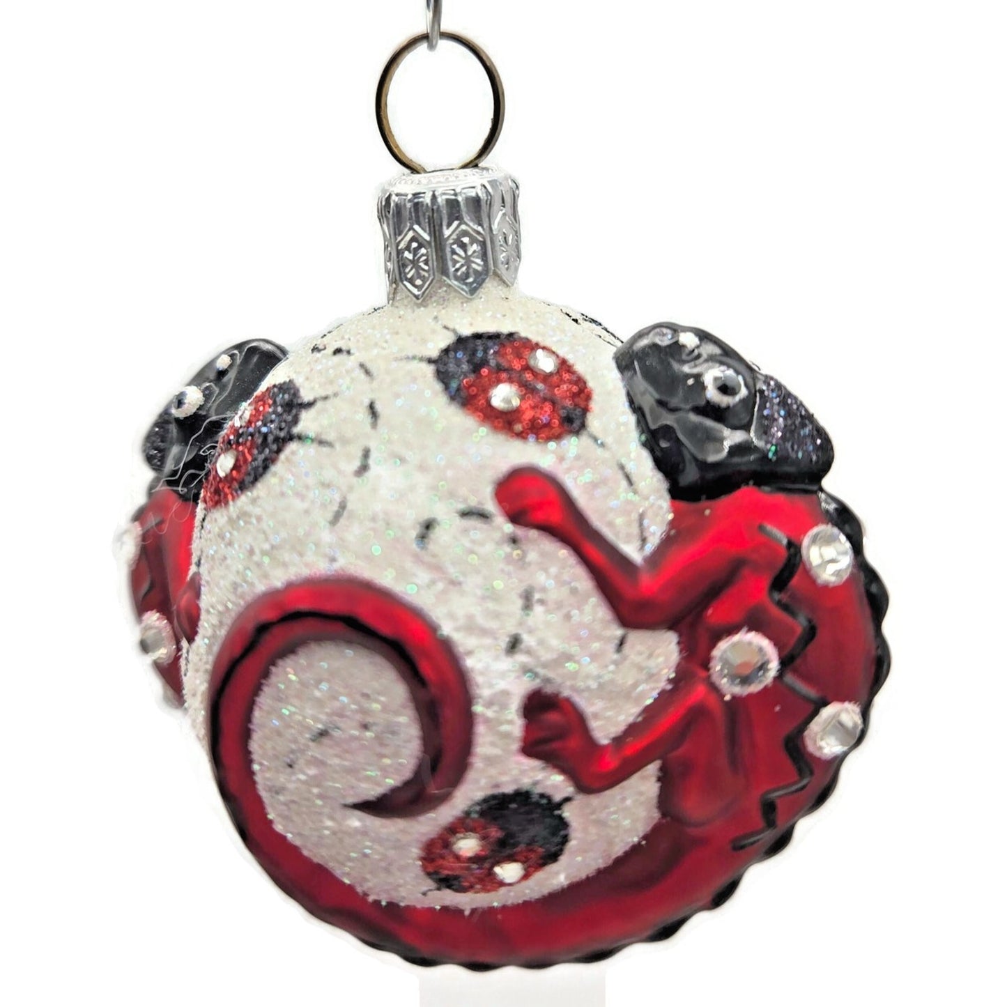 Patricia Breen Ornament For James Twice Ladybug Chameleon Spring Christmas