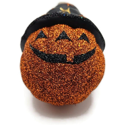 Patricia Breen Halloween Bewitched Pumpkin Orange Black Stars Christmas Ornament