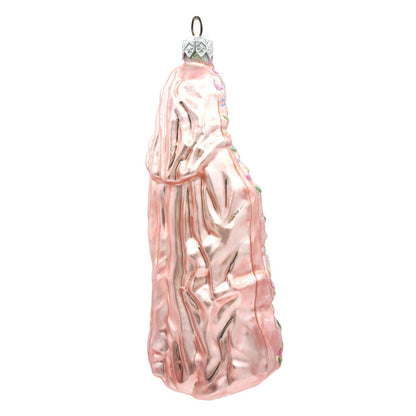 Patricia Breen Madonna of the Flowers Glittered Bottom Spring Christmas Ornament