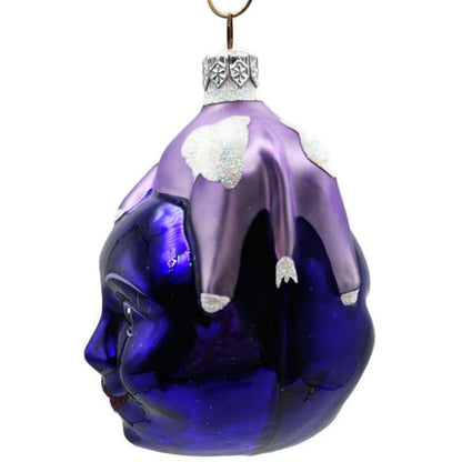 Patricia Breen And The Cow Jumped Purple Diddle Diddle Series Christmas Ornament