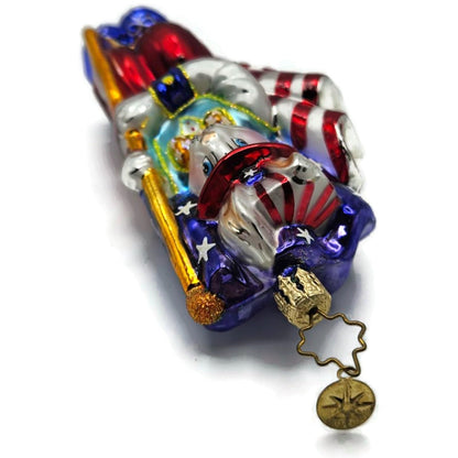 Christopher Radko Billy Doodle Dandy Patriotic Bunny Easter Ornament 02-SP-92