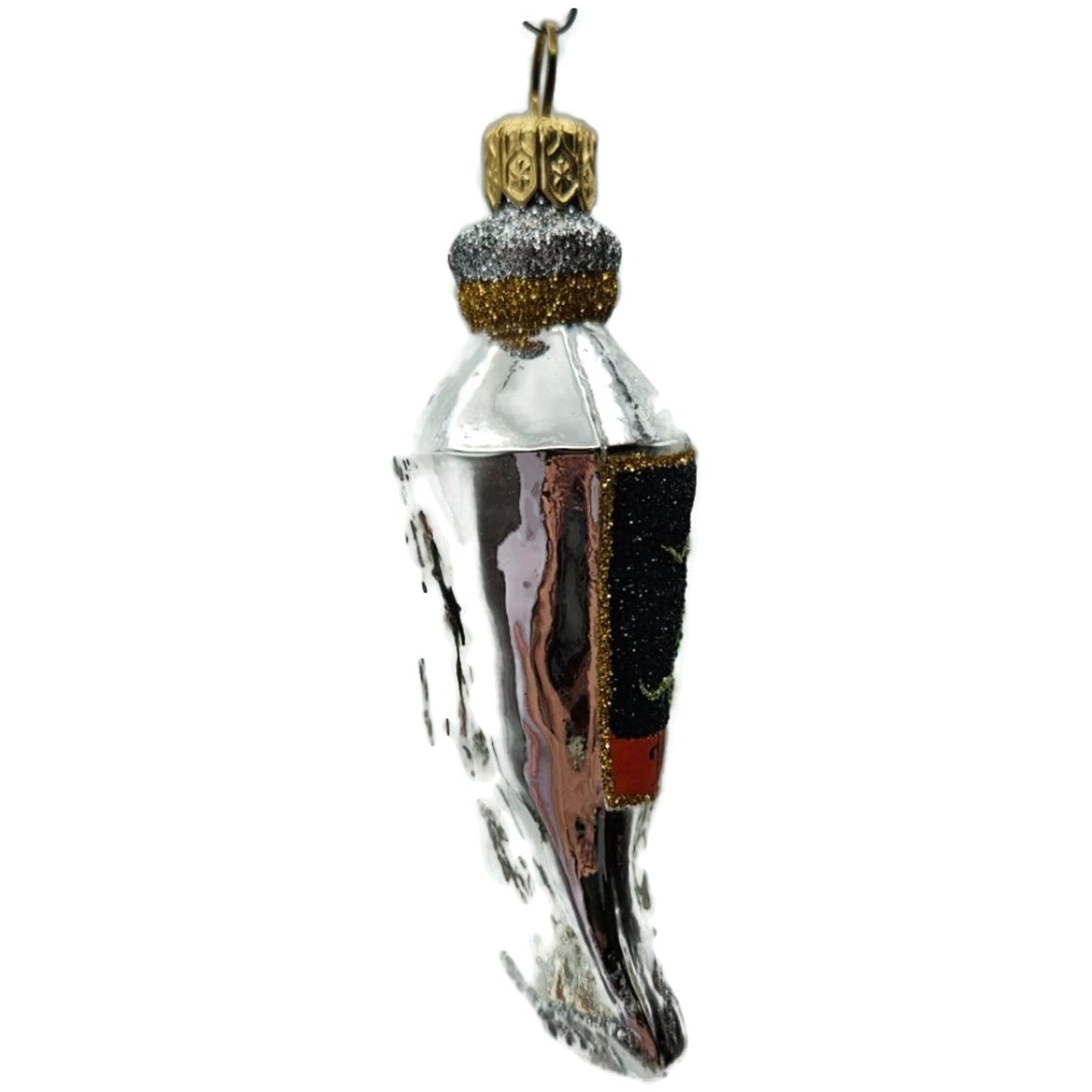 Patricia Breen Miniature Paint Tube Jack O Lantern Glass Halloween Ornament 2334