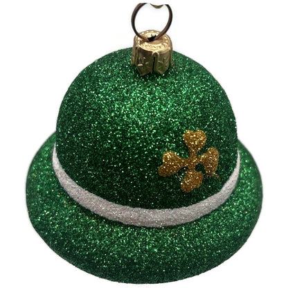 Patricia Breen A Walk In Dublin Leprechaun Hat Shamrocks St. Patrick's Ornament