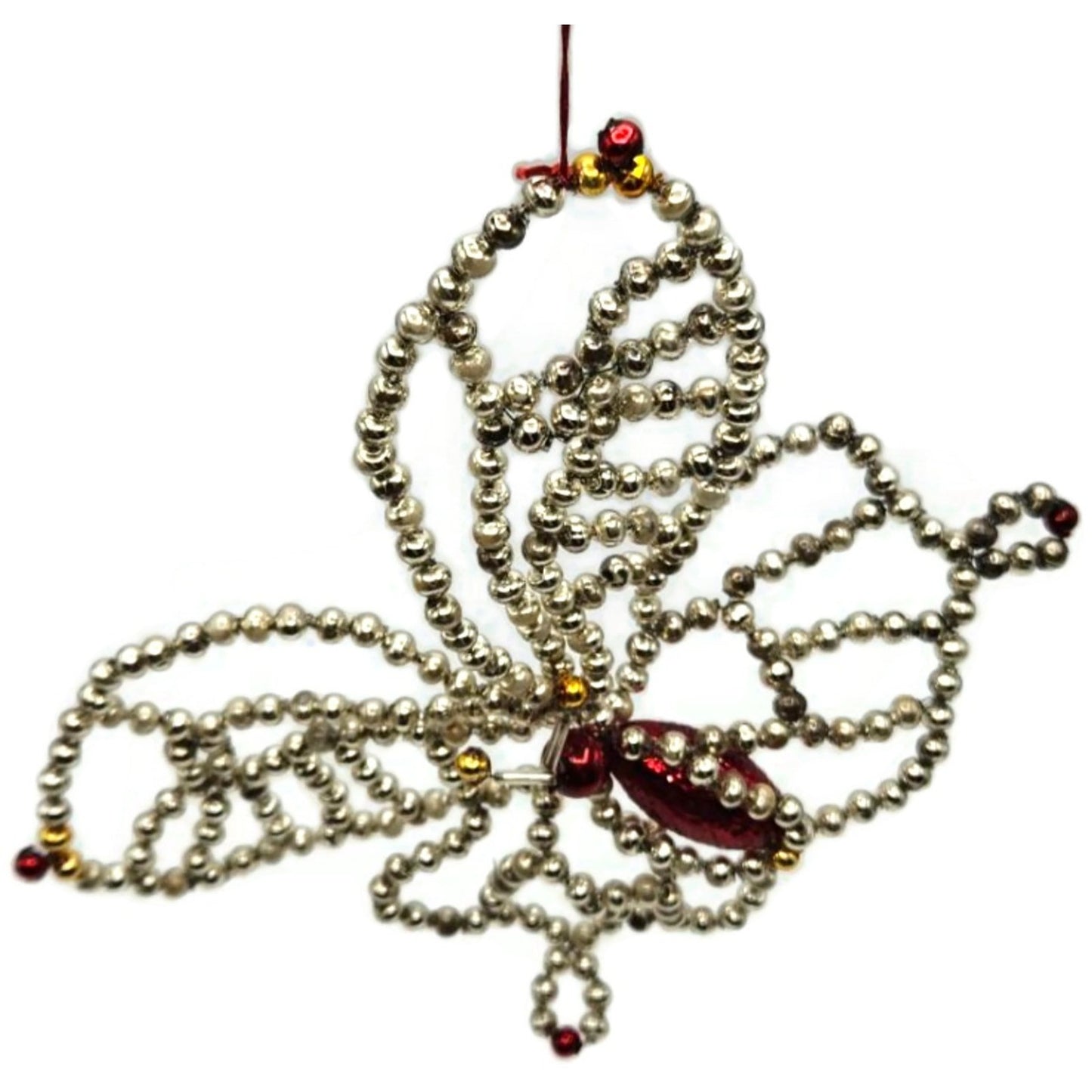 Christopher Radko Grand Monarch Beaded Butterfly Christmas Ornament 93-306-0
