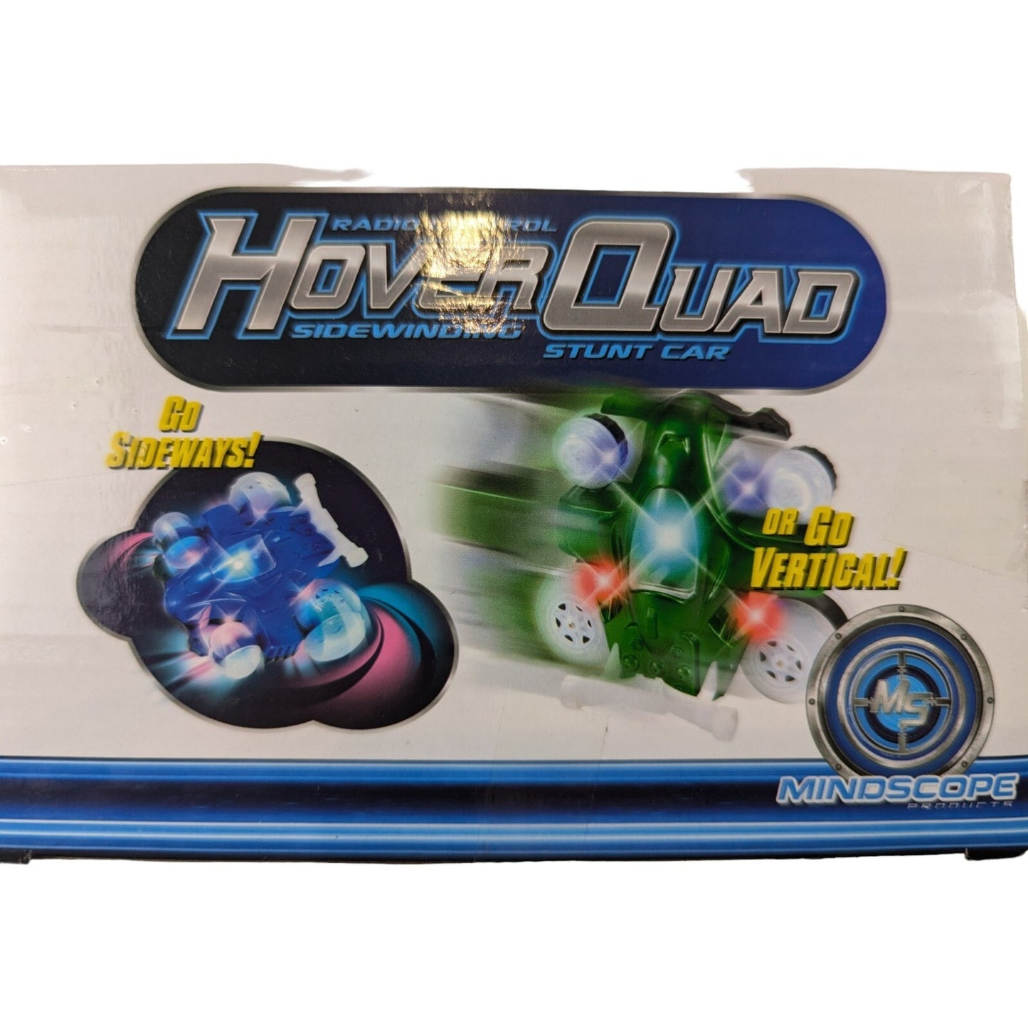 Mindscope Hover Quad Sidewinding Stunt Car Remote Control LED Lights Red NEW