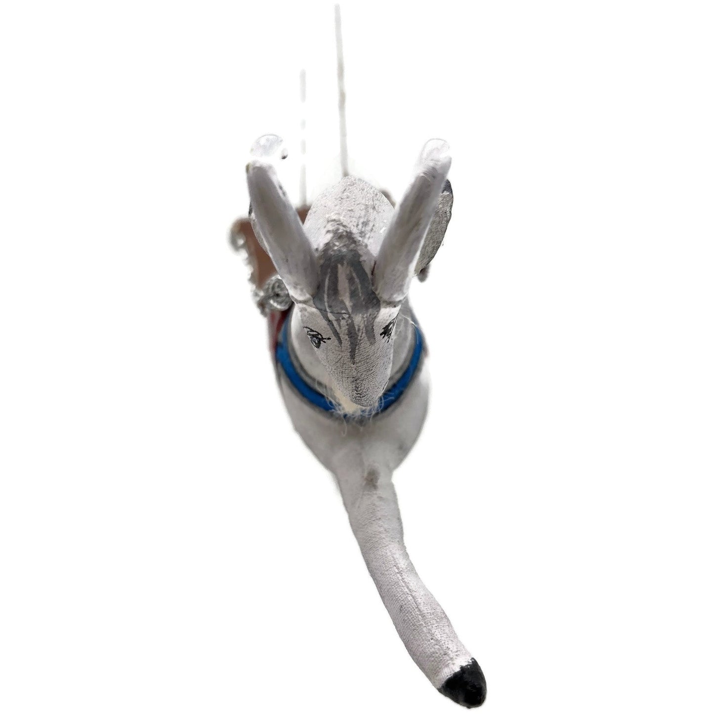 Gladys Boalt Carousel Goat Fabric Animal Handmade Christmas Tree Ornament Signed