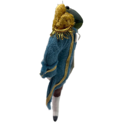 Gladys Boalt Frog Footman Alice in Wonderland Fabric Handmade Christmas Ornament