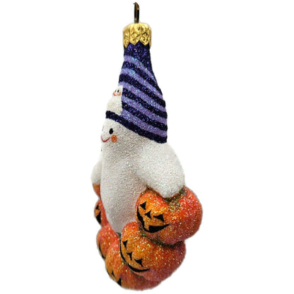 Patricia Breen Jack-o-Wreath Ghost Orange Pumpkins Halloween Christmas Ornament