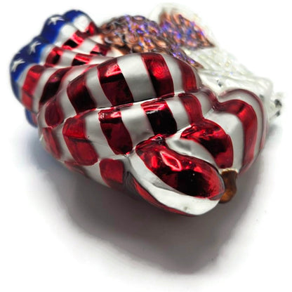 Christopher Radko All American Patriotic Eagle Christmas Tree Ornament 99-211-0