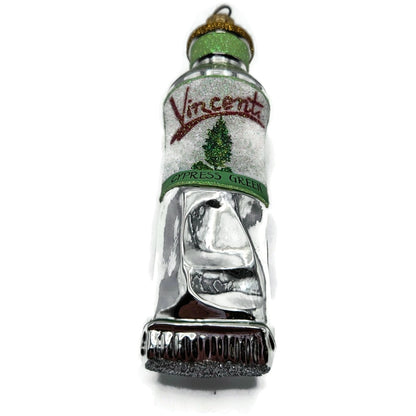 Patricia Breen PB Paints Vincent Cypress Green Single Tree Christmas Ornament